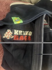 Keiko Raca Men’s Blue Brazilian Jiu-Jitsu GI Top And Pants W/ White Belt