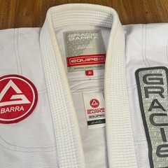 Gracie Barra Equipe Edition Jiu-Jitsu Gi top only White A1 Adult Unisex