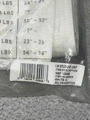 Century Matrial Arts Lightweight 6 oz Student Uniform Size 5 White with belt NIB