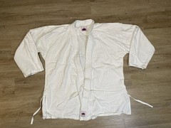 Vtg MAP Martial Arts Karate Suit Sz 5 Fabric Top White Shirt NO BELT