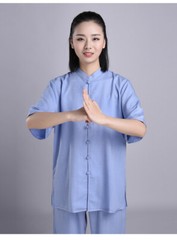 Summer Tai Chi Clothes Martial Arts Clothing Wushu Uniform Kung Fu Dress 5 Color