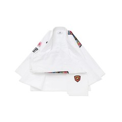 Albino And Preto Fundamental BJJ Gi | Jiu-Jitsu 350/450 GSM Kimono in All Sizes