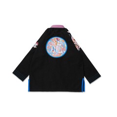 Albino and Preto Year of the Dragon Noreen Black BJJ Gi Kimono With Belt Gift