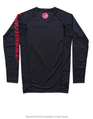 Shoyoroll Rashguard Comp XIX Q2 Long sleeve; Size XL No-gi BJJ