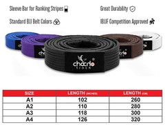 ChoCho Track Jiu Jitsu BJJ Belts Brazilian Adult A1 A2 A3 A4 Black A2, Brown