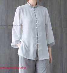 Women’s Cotton Linen Shirts +Pants Tai Chi Sets Blouse Arts Kung Fu Su Uniforms
