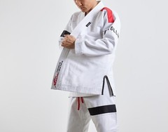 Brazilian Jiu-Jitsu gi (white, blue, black)