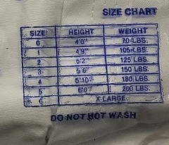 ATA – Made In USA – ATA Uniform, White Size 5 Karate Kung Fu Tae Kwon Do