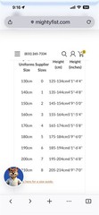 Mightyfist Taekwon-Do Uniform ITF Traditional 180 cm Instructor Matrix