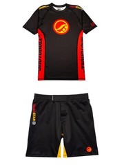 Shoyoroll BlackSTAR Batch 146 BJJ Rash Guard & MMA Shorts Set No-Gi Grappling
