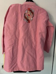 Fluory Grappling F1 Pink Koi Fish 100% Cotton Karate Jacket Lined Embroidered ￼