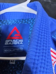 Gracie Barra Atleta BJJGi Jacket Kimono Top A0 Blue Equipe GB Edition Jiu-Jitsu