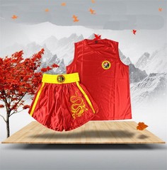 Men Women Boxing Sanda Uniform MMA Muay Thai Kung Fu Martial Arts Dragon