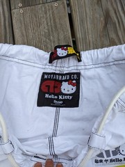 Rare MOYA BRAND X HELLO KITTY Collab gi pants ONLY White A1H BJJ MMA jiu jitsu