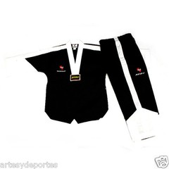 Tae Kwon Art V Neck Hero Uniform Dobok Gi Taekwondo Martial Arts TKD WTF KTA New