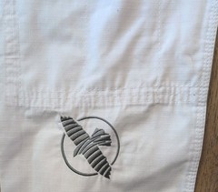 Hayabusa Pants Mens A1 White Jiu Jitsu Grappling MMA Fight