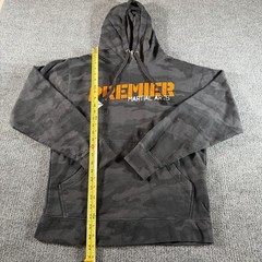 Premier Martial Arts Men’s Black Camo MMA Sweater Hoodie Drawstring