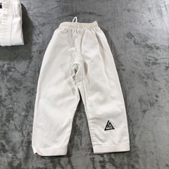 Gracie Jiu-Jitsu Official Kids Gi Set 00 White Jacket Pants BJJ Youth Gi Uniform