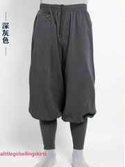 Buddhist Zen Martial Arts Linen Pants High Quality Shaolin Monk Kung Fu Pants