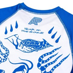 Albino and Preto Year of the Snake Rash Guard SS Short No Gi Bjj Competitor