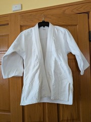 Judo Judogi (Gi) Unisex Youth Size 1 White Pre-owned