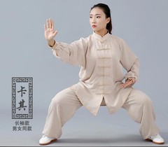 Cotton Linen Martial Arts Wushu Tai Chi Yoga Sets Kung Fu Suit Uniforms Unisex