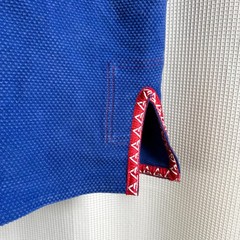 Gracie Barra Gi Jiu Jitsu Kimono Size A2 Blue Equipe Storm 100% Cotton GB MMA