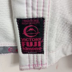 Fuji Champion Kimono W1 Jiu-Jitsu Gi Jacket Embroidered Cherry Blossom Cancer