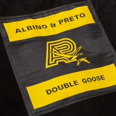 Albino and Preto A&P x DOUBLE GOOSE KIMONO Black BJJ Gi JIU JITSU Kimono 450 GSM
