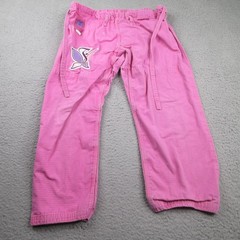 Fenom Kimonos Gi Kimono Size M-3 Pink MMA Jiu Jitsu (Jacket & Pant Only)
