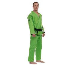 Fuji Sports All Around Mens Brazilian Jiu Jitsu Gi Jiu-Jitsu BJJ Electric Green