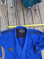 KINGZ KIMONO Blue Competition Gi Top Only, A2H, BJJ MMA Judo Jiu Jitsu