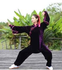 Winter Tai Chi Clothes Thick Kung Fu Dress Wushu Martial Art Uniform Long Sleeve