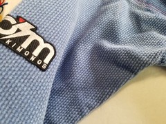 Gracie Barra Equipe Storm Jiu Jitsu Gi Storm Blue No Patches Kimono TOP ONLY A0