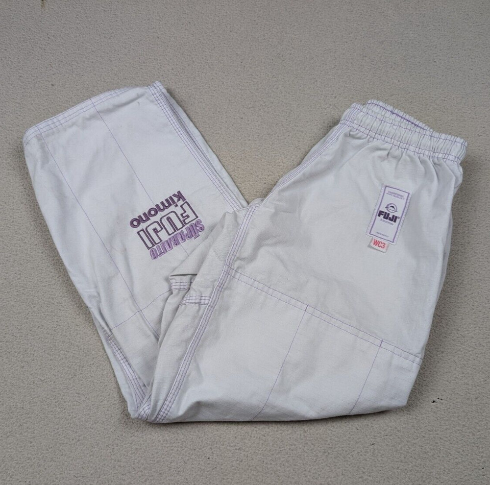 Fuji Suparaito Kimono Size WC3 Gi Pants White Ripstop