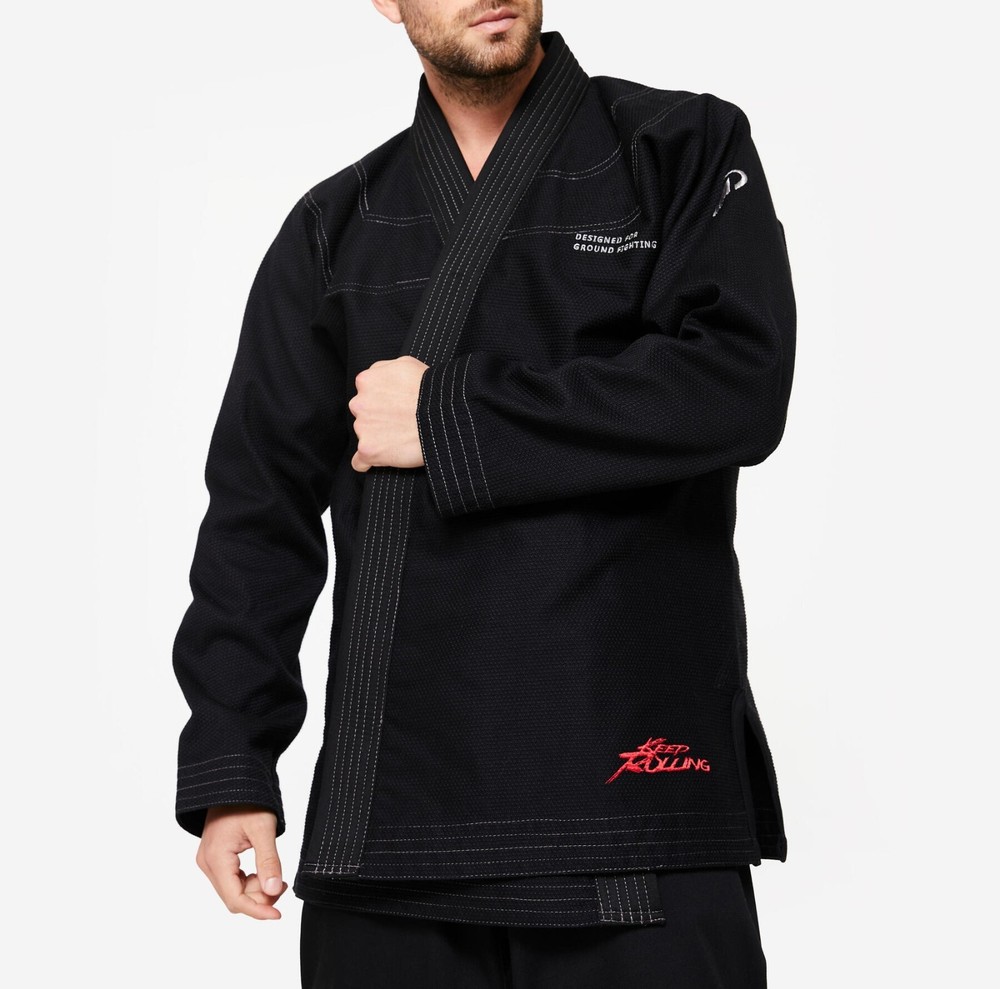Brazilian Jiu-Jitsu gi (white, blue, black)