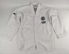 Adidas Taekwondo TKD Uniform White Collar Mens 170cm Shirt Only
