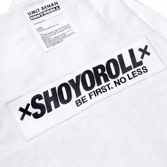 Shoyoroll Batch 107 BJJ Gi V1 Umit Benan White/Maroon 450 GSM – Free Bag