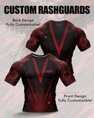 CUSTOM BJJ RASHGUARDS 3 PCS SET EACH