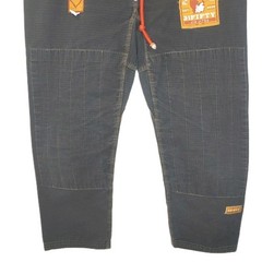 31Fifty Pacific Crew Jit Jitsu Ripstop Pants Adult A00 Black MMA Sz 40 X 25 Guc