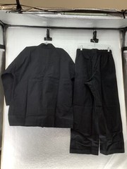 Century Black 100% Cotton Jacket and Pants Men’s Size 3