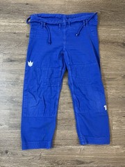 Blue Kingz THE ONE BJJ Gi, Size A1H 100% Cotton Coat and Pants