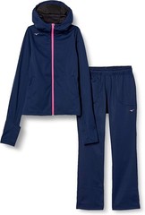 Mizuno Sauna suits Women Weight loss wear top and bottom set Navy Pink