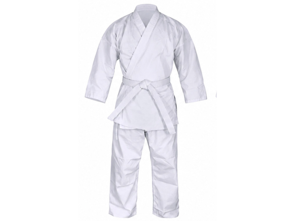 Karate Gi Uniform Adult Kids Martial Arts Suit Lightweight w/ White Belt gift