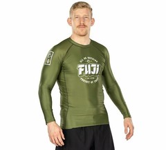 Fuji Bam Bam MMA BJJ Jiu Jitsu LongSleeve Long Sleeve LS Rashguard – Green