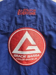 GRACIE BARRA Jiu Jitsu Equipe GB Ripstop Kimono Jacket BLUE Kids Unisex Size Y4