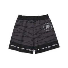 Barrier Albino And Preto Rash Guard SS & Short Set Kimono Bjj Compression MMA