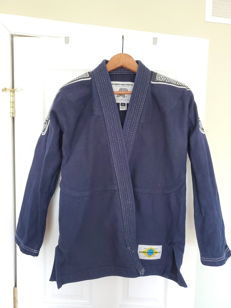 Albino and Preto Mil-Spec Brasil Navy A1L BJJ Jiu Jitsu Uniform Kimono GI