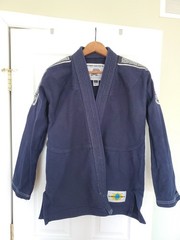 Albino and Preto Mil-Spec Brasil Navy A1L BJJ Jiu Jitsu Uniform Kimono GI