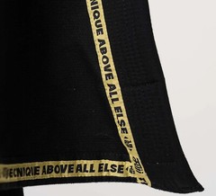 Fuji Sports Flow Tech Breathable Mens BJJ Jiu Jitsu Gi JiuJitsu Black/Gold